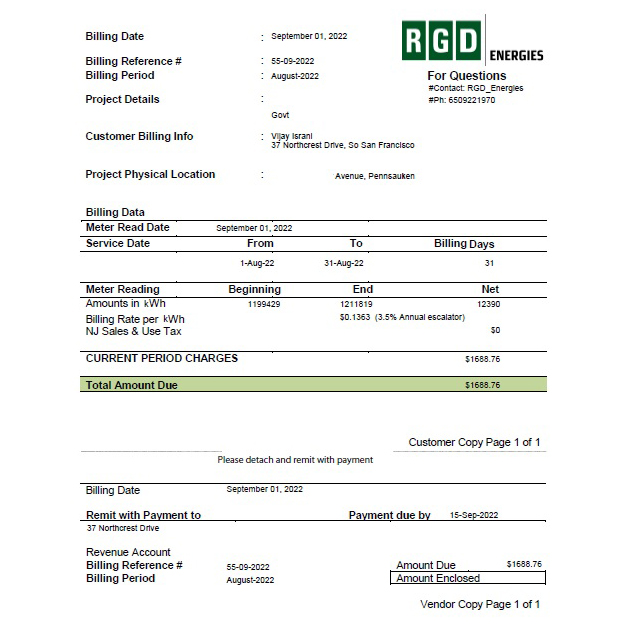 OEG-EMS-BILL (Yearly License Fee)